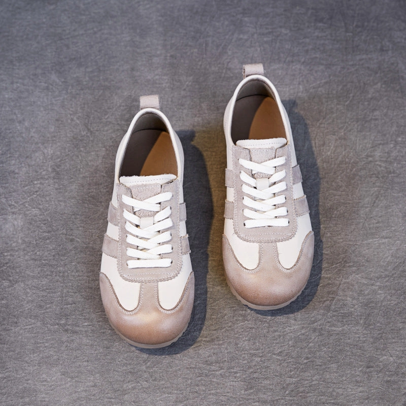 Best Run Training Shoes Women Soft Leather Training Flat Casual Shoes