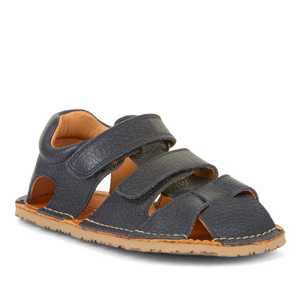 Platform Sandals Foam Froddo Boy's Barefoot Flexy Avi Sandals - Dark Blue