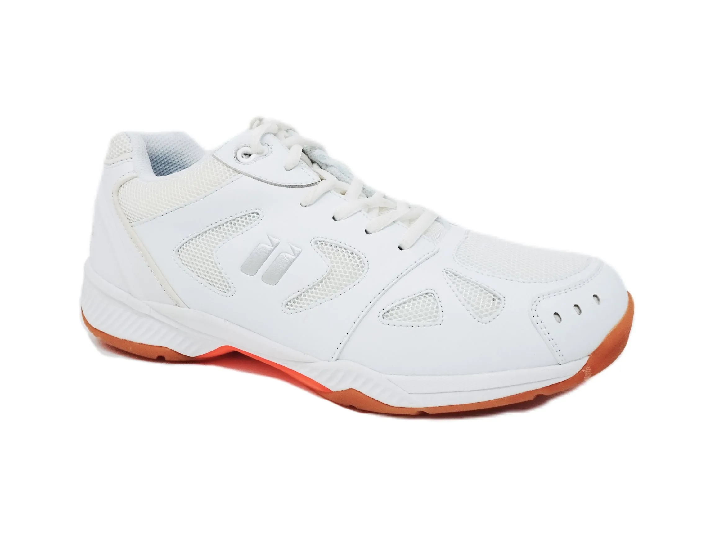 FITec 99901 White - Unisex Sports Court Runner Stylish Cross Training Shoes