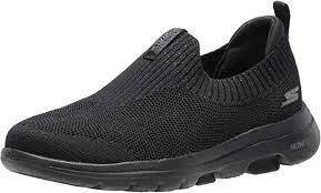 SKECHERS GO WALK 5 - STARLIT - 124214 - BBK Fear Of God Essentials Basketball Shoes