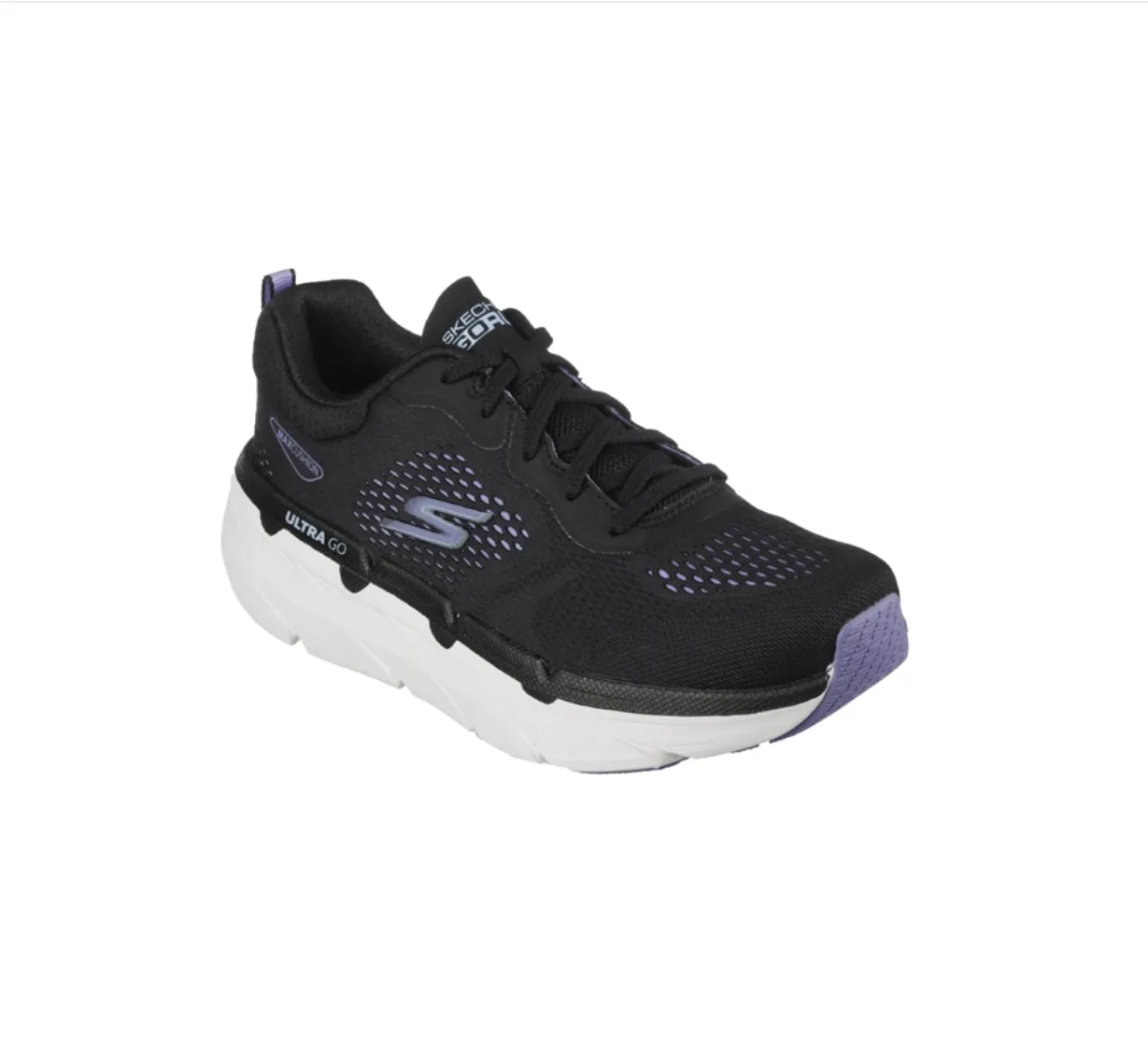 Basketball Shoes For Ankle Support SKECHERS MAX CUSHIONING PREMIER - 128604 - BKLV