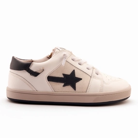 Old Soles Boy's and Girl's Star Runner Casual Shoes - Snow / Navy / Gris Sneakers On Sale Near Me