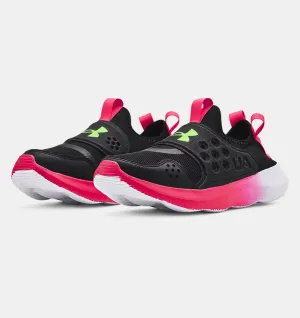 Under Armour Runplay Fade   3025395 Girls  Black Running Shoes JOBB031 Best Motion Control Running Shoes