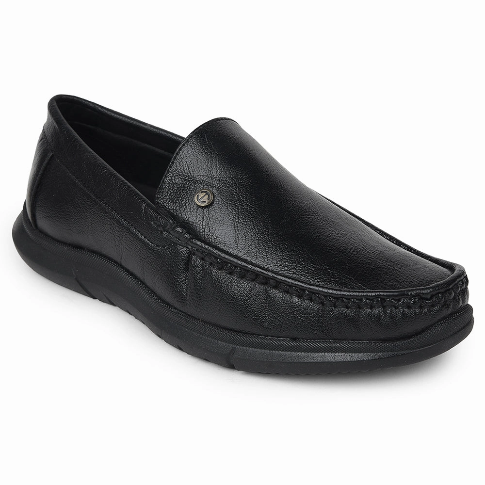 Healers Black Formal Loafers For Mens VSL-3 By Liberty Most Comfortable Penny Loafers