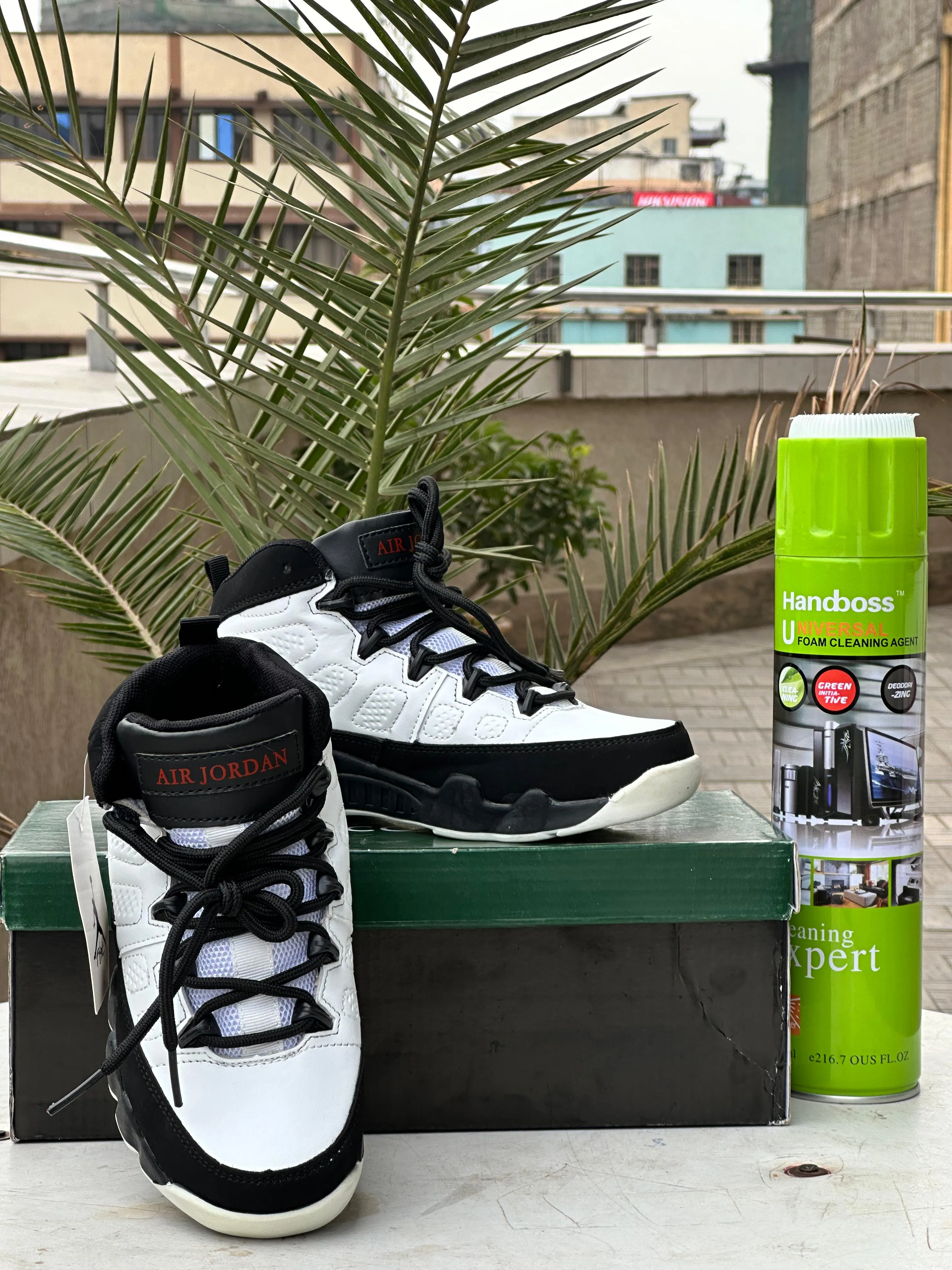 Air Jordan 9 Retro Kids  White/Black Sneakers Ted