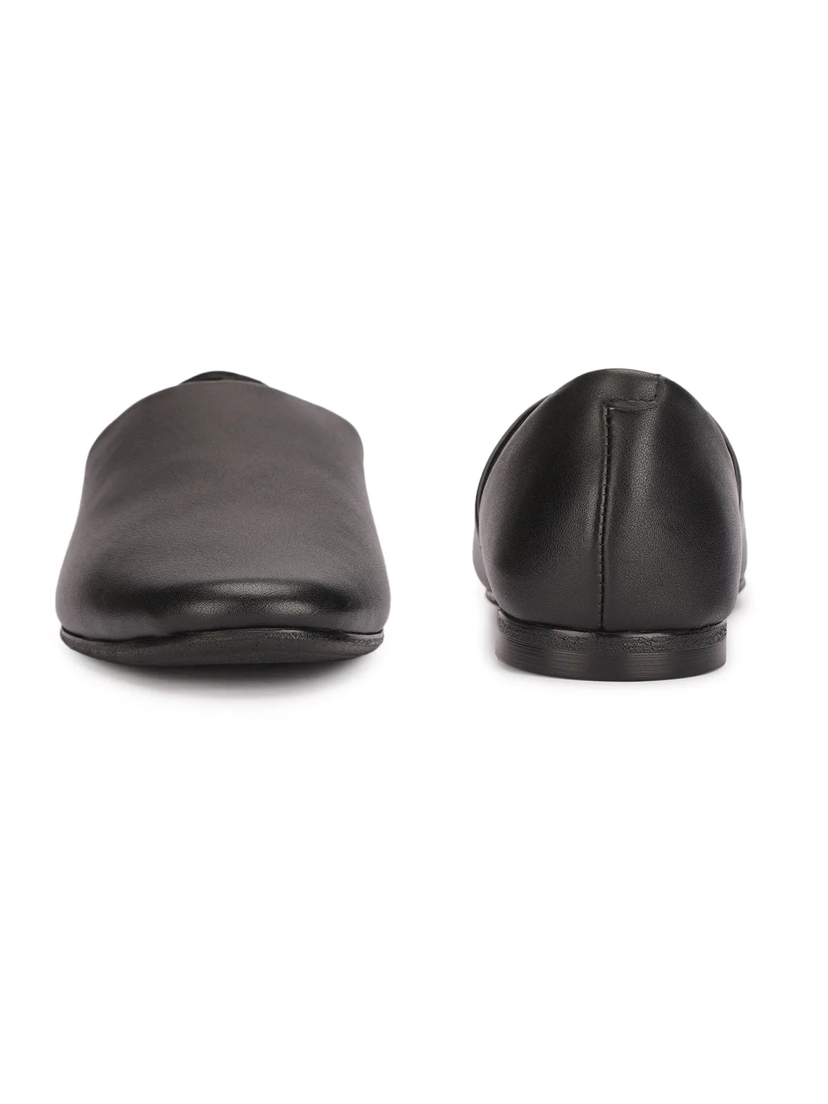 Quentin Premium Leather Ethnic Slip-ons Open Toe Slip On Heels