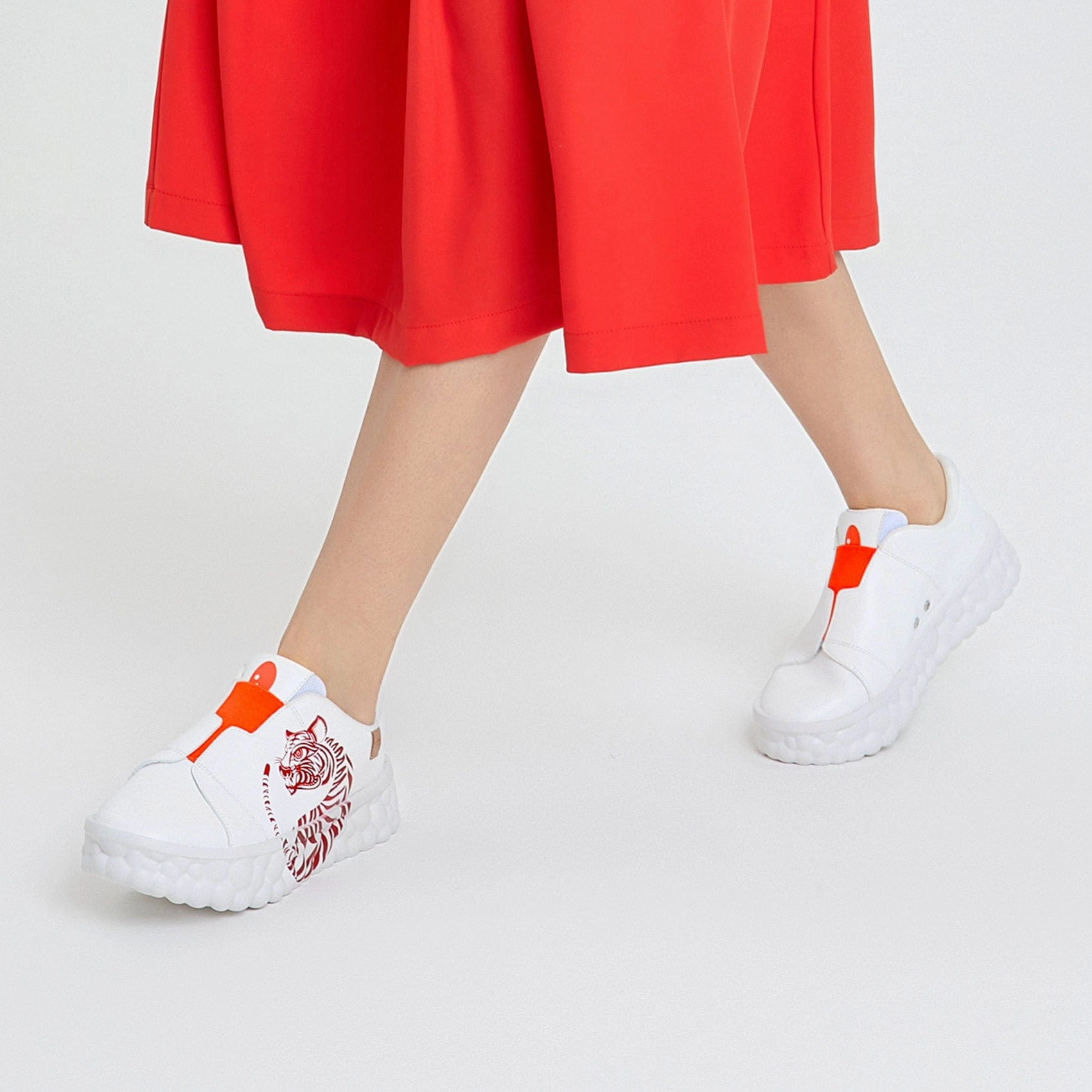 Tiger Roar Las Ramblas Women Popular Sneakers In The 90s