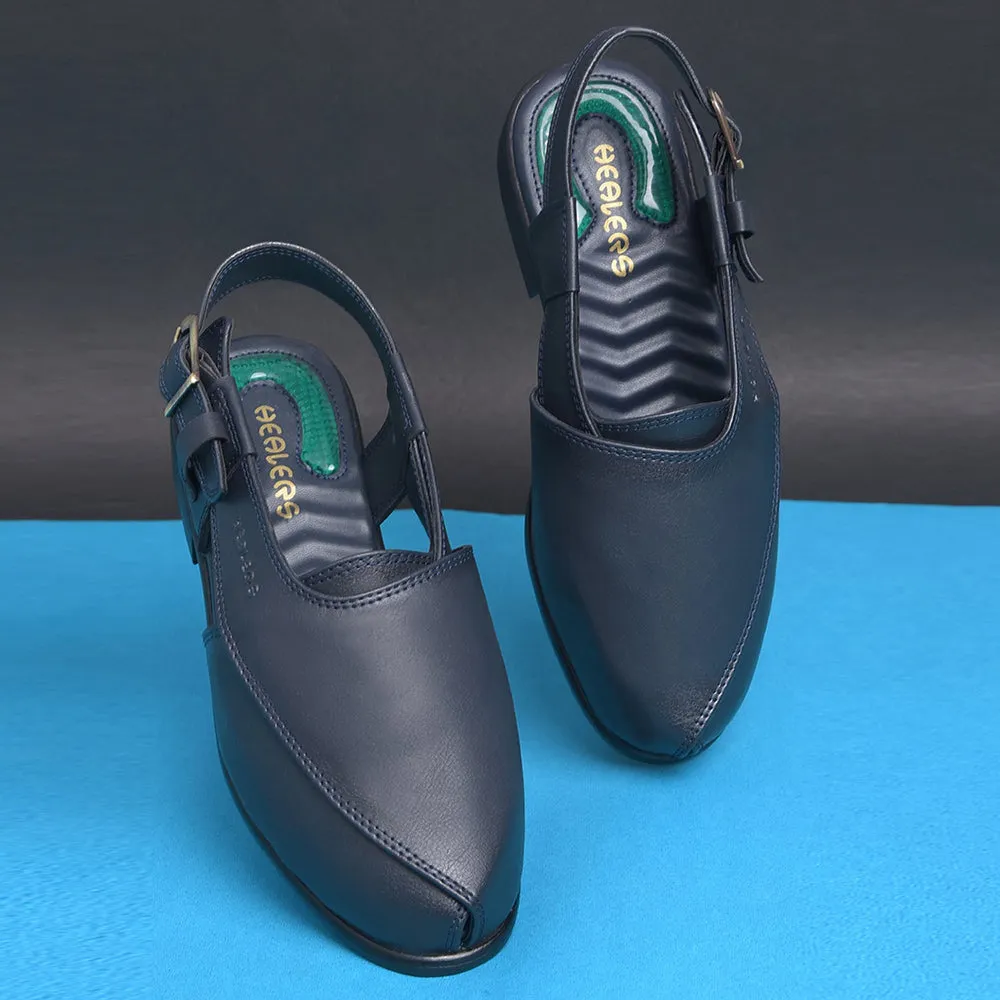 Healers By Liberty Mens PISHOR-2E Blue Casual Sandal Sandals Studs