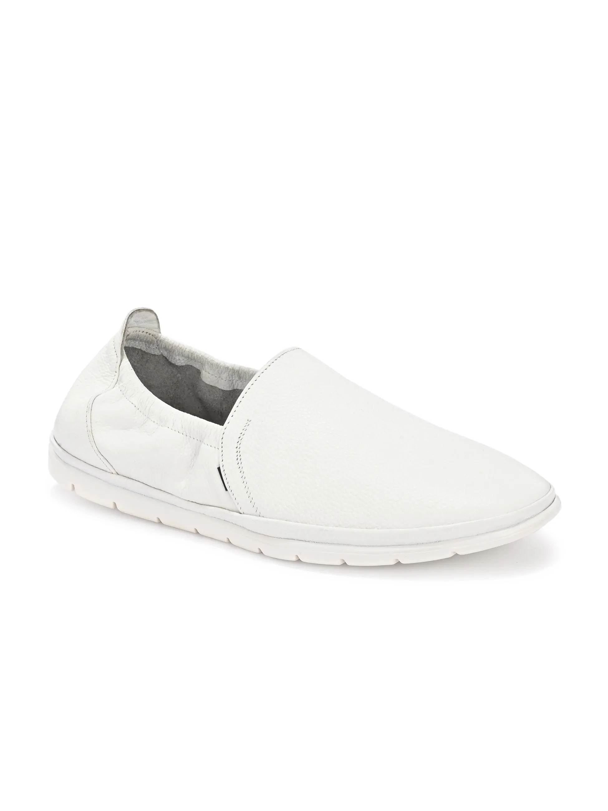 Urban Leather Back Elastic Slip Ons White Vans Slip On Shoes
