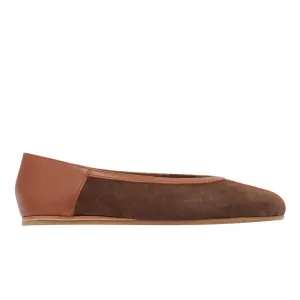 Aeropi Ballet Flat Brown/Cotto Sandals Resort Island