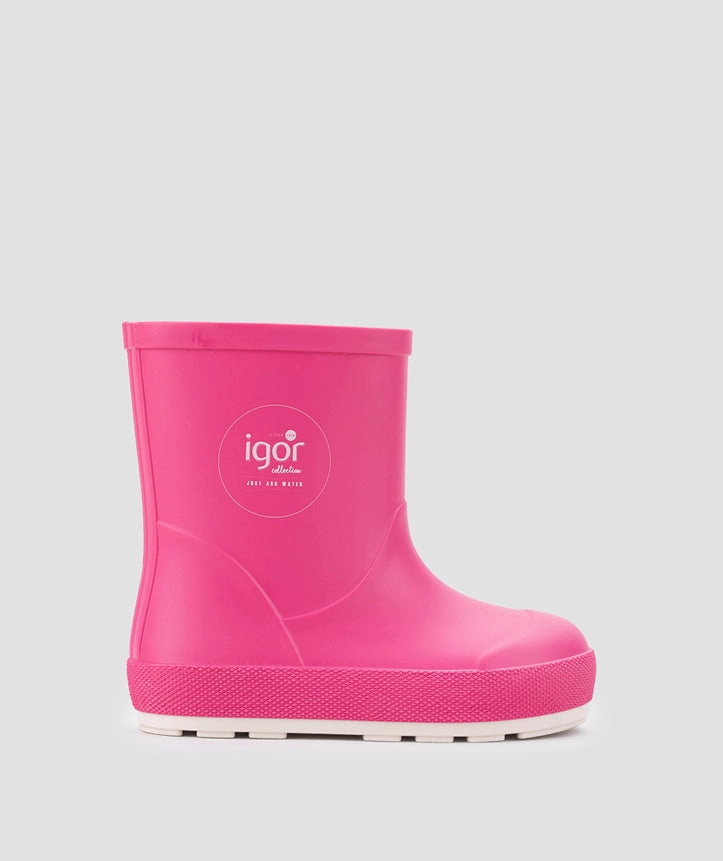 Light Winter Boots Igor Yogi Nautico Barefoot Rain Boots, Fucsia