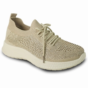 VANGELO Women Casual Shoe YQ3260 Comfort Shoe Gold Pewter Shoes Flats