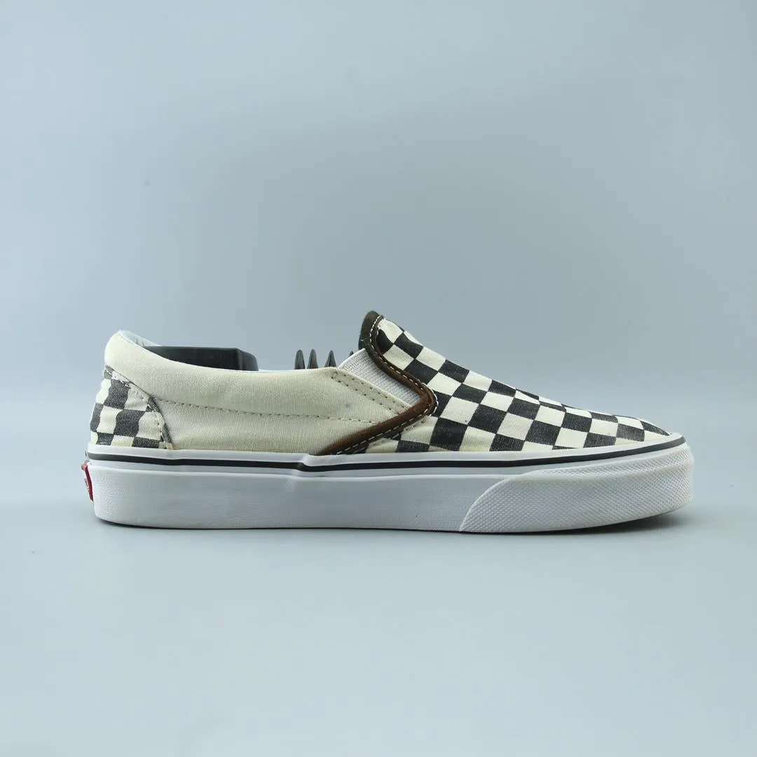 Closed Toe Slip On Shoes VANS CLASSIC CHECKERBOARD