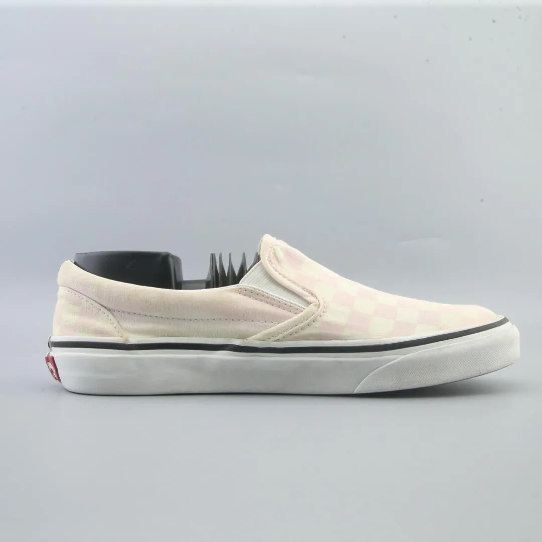 Dress Slip On Shoes Exta Wide Width VANS CLASSIC  CHECKERBOARD
