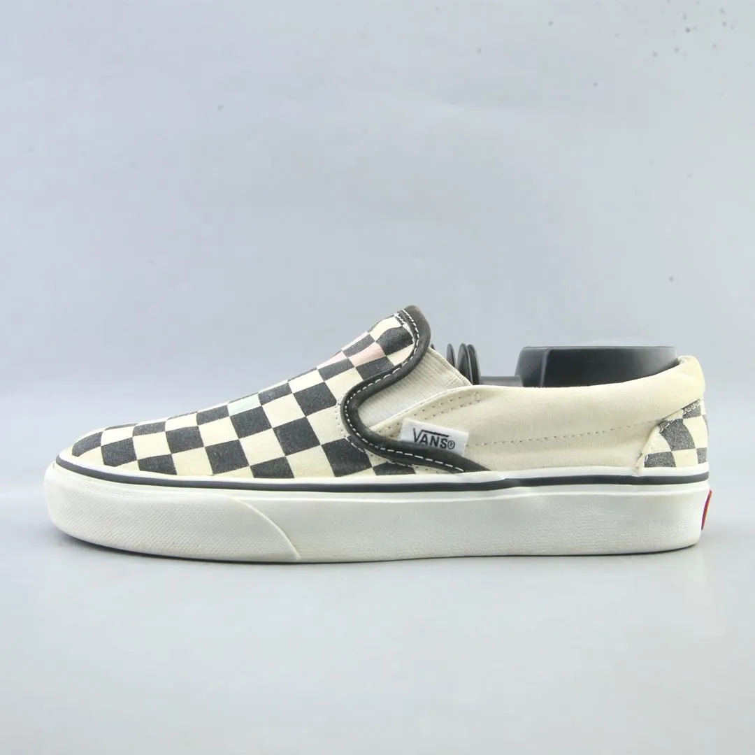 Cheetah Print Slip Ons VANS CLASSIC CHECKERBOARD