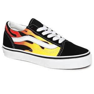 VANS UY Old Skool Flame Sneakers Black/True White Lugz Shoes Sneakers