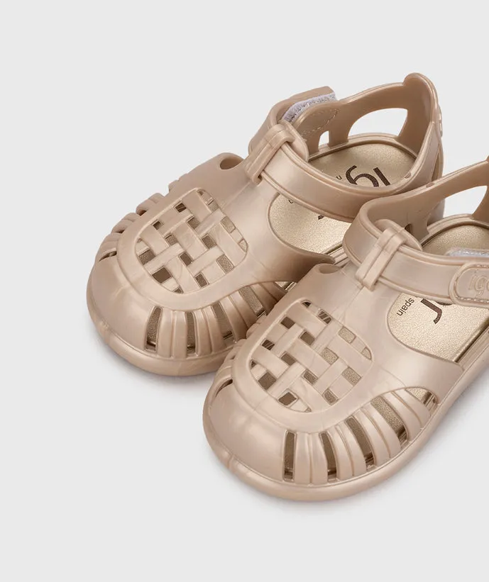 Igor Girl's Tobby Metal Sandals - Platino Women Sandals