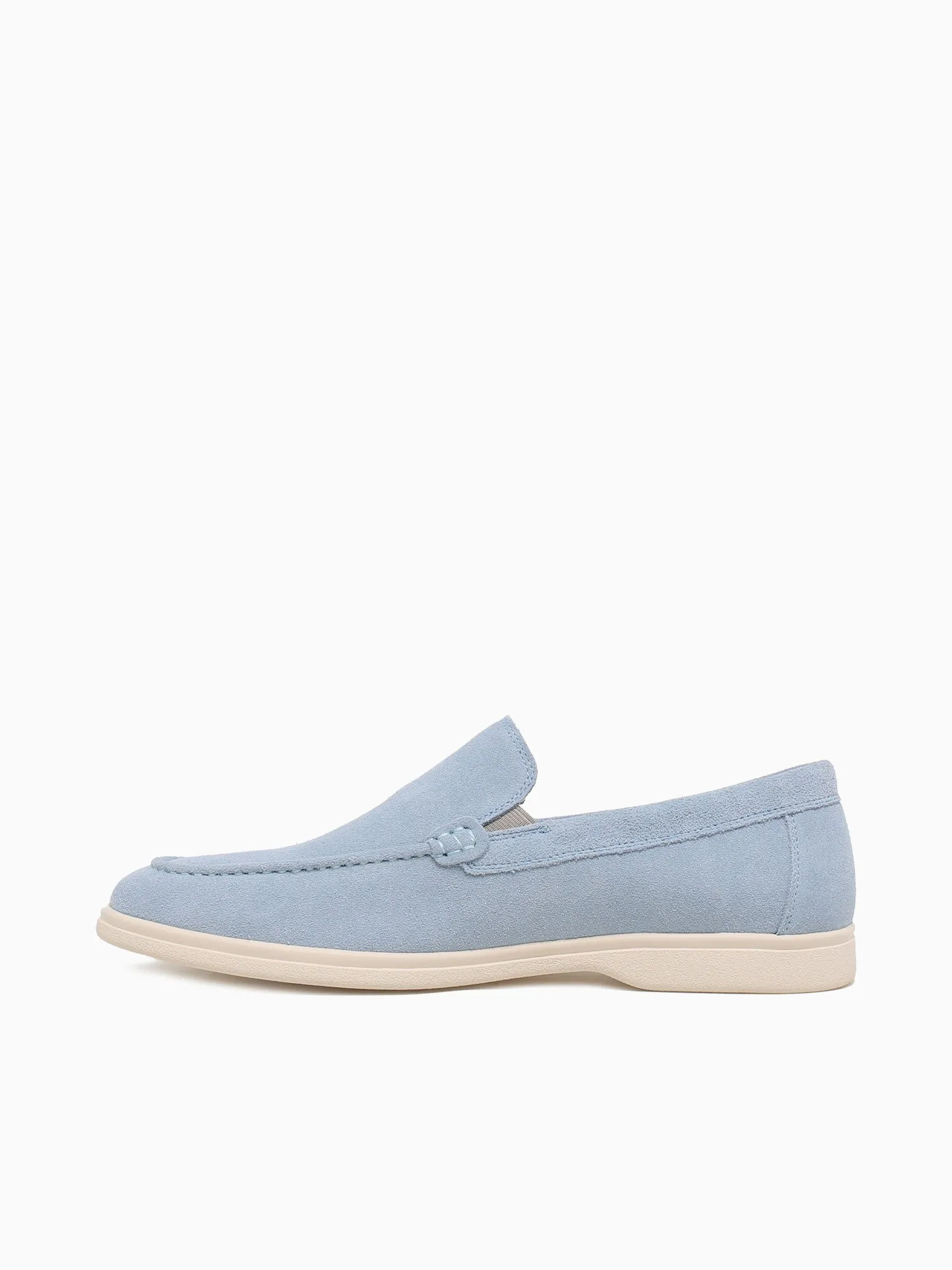 Vibram Loafers Viserys Lt Blue Suede