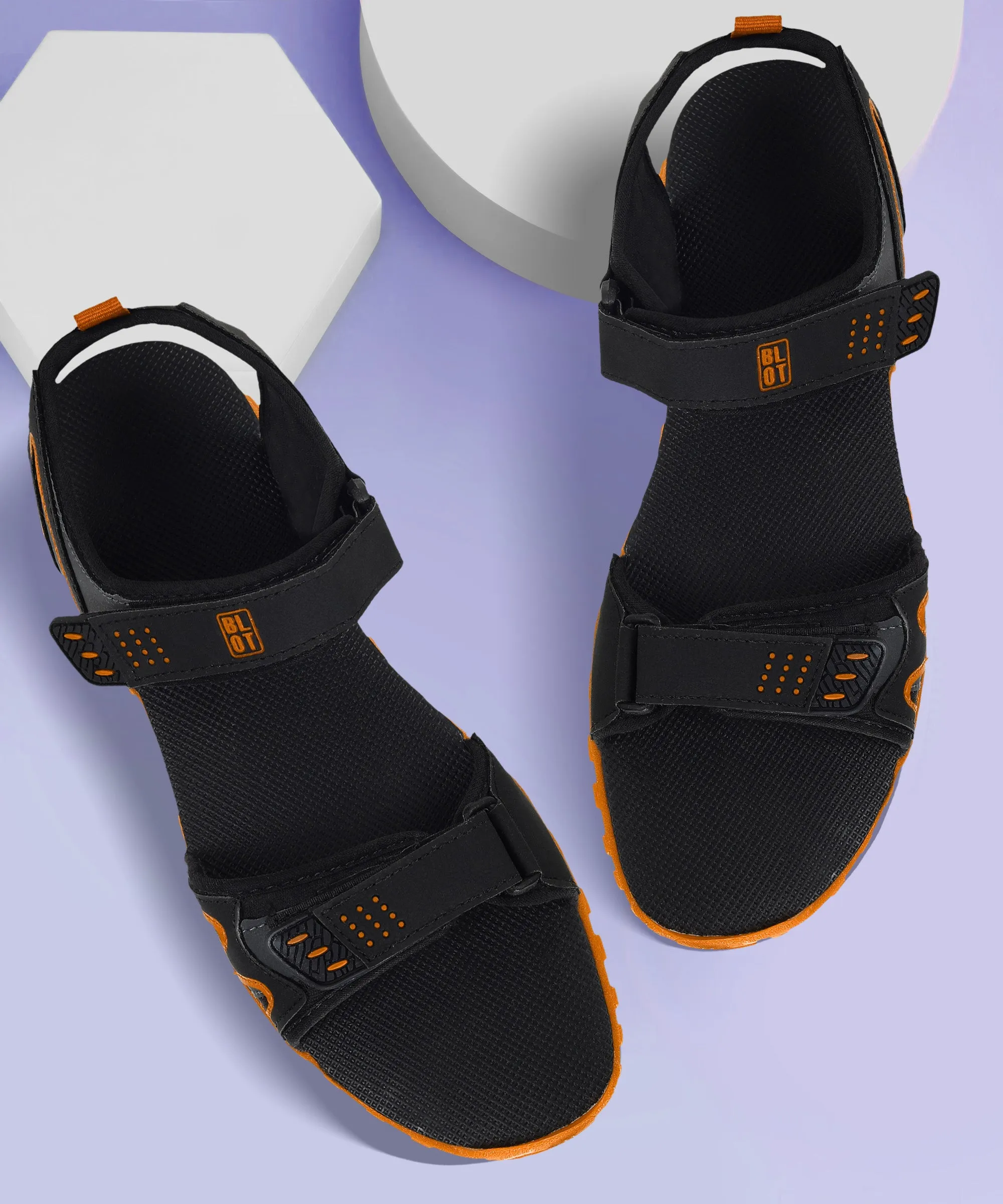 Comfortable Dressy Sandals Paragon Blot K1422G Men Stylish Sandals | Comfortable Sandals for Daily Outdoor Use | Casual Formal Sandals with Cushioned Soles