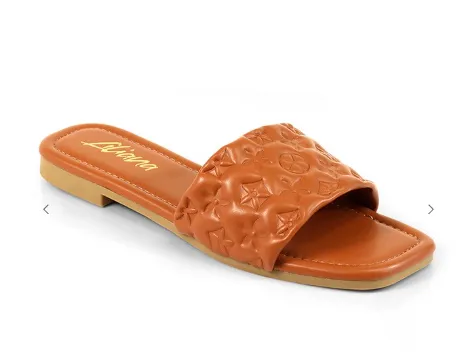 Women Monogram Embossed Slide - HAYDEN-2 Sandals In Walmart