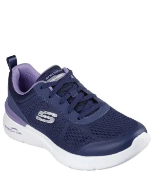 SKECH-AIR DYNAMIGHT 2.0 - NEW HEIGHTS - NAVY LAVENDER Best Flat Shoes For Flat Feet