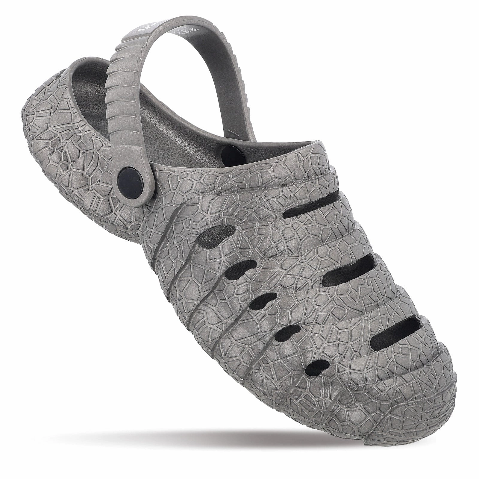 Walkaroo Men's Clogs  - WC8761 Dark Grey Slip On Soccer Cleats