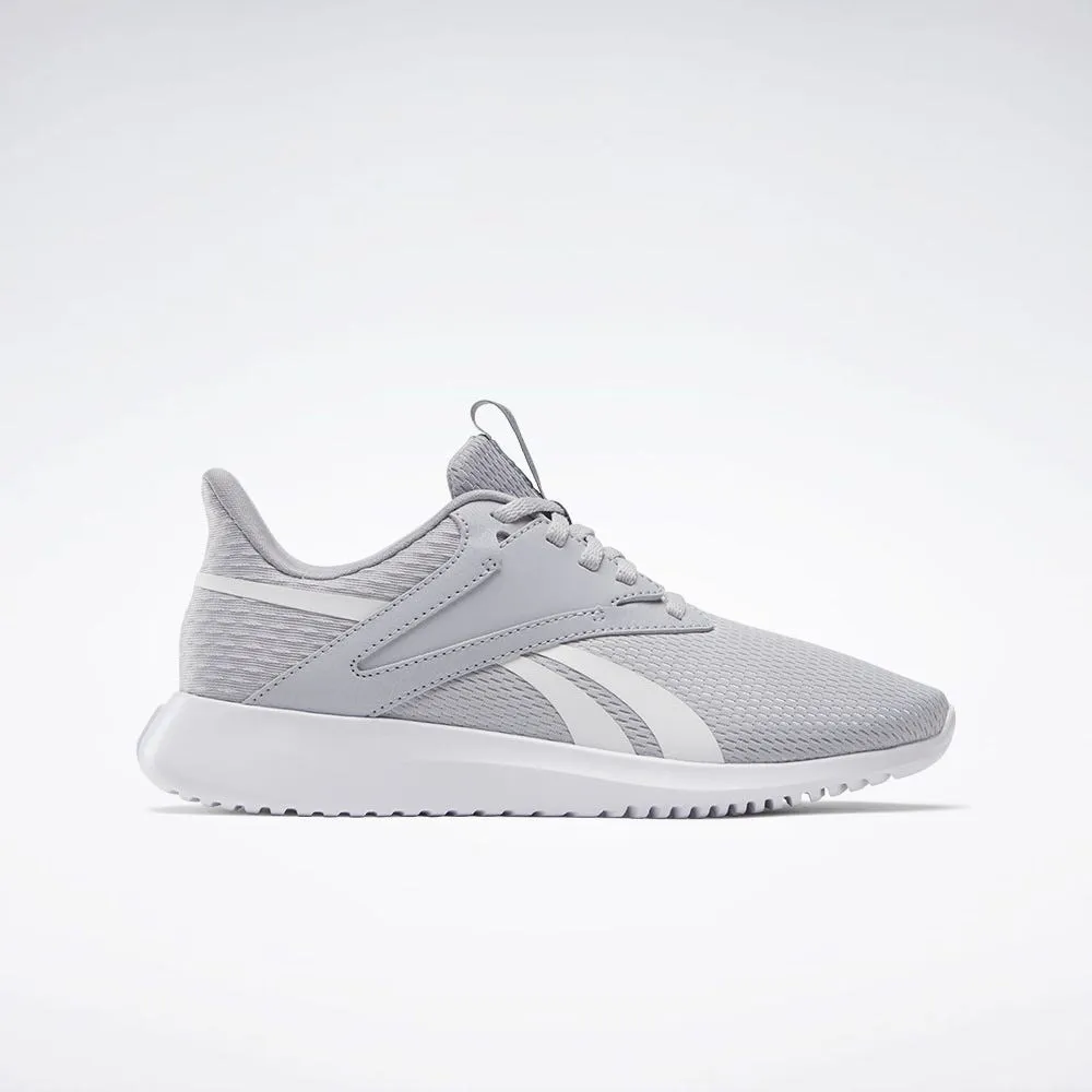 Flat Gym Shoes FLUXLITE - COLD GREY/WHITE