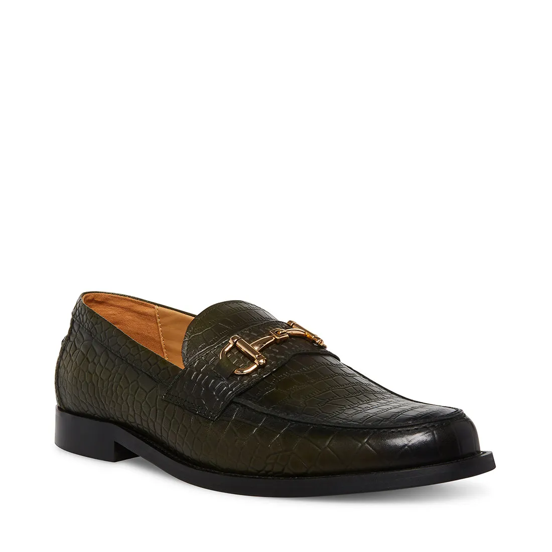 Fussbett Sabot Loafers WALLACE GREEN CROCODILE - SM REBOOTED