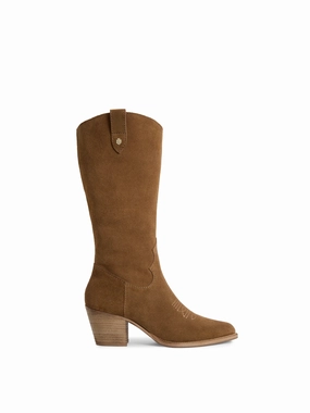 Rockingham Mid Calf - Tan Suede Comfortable Work Boots