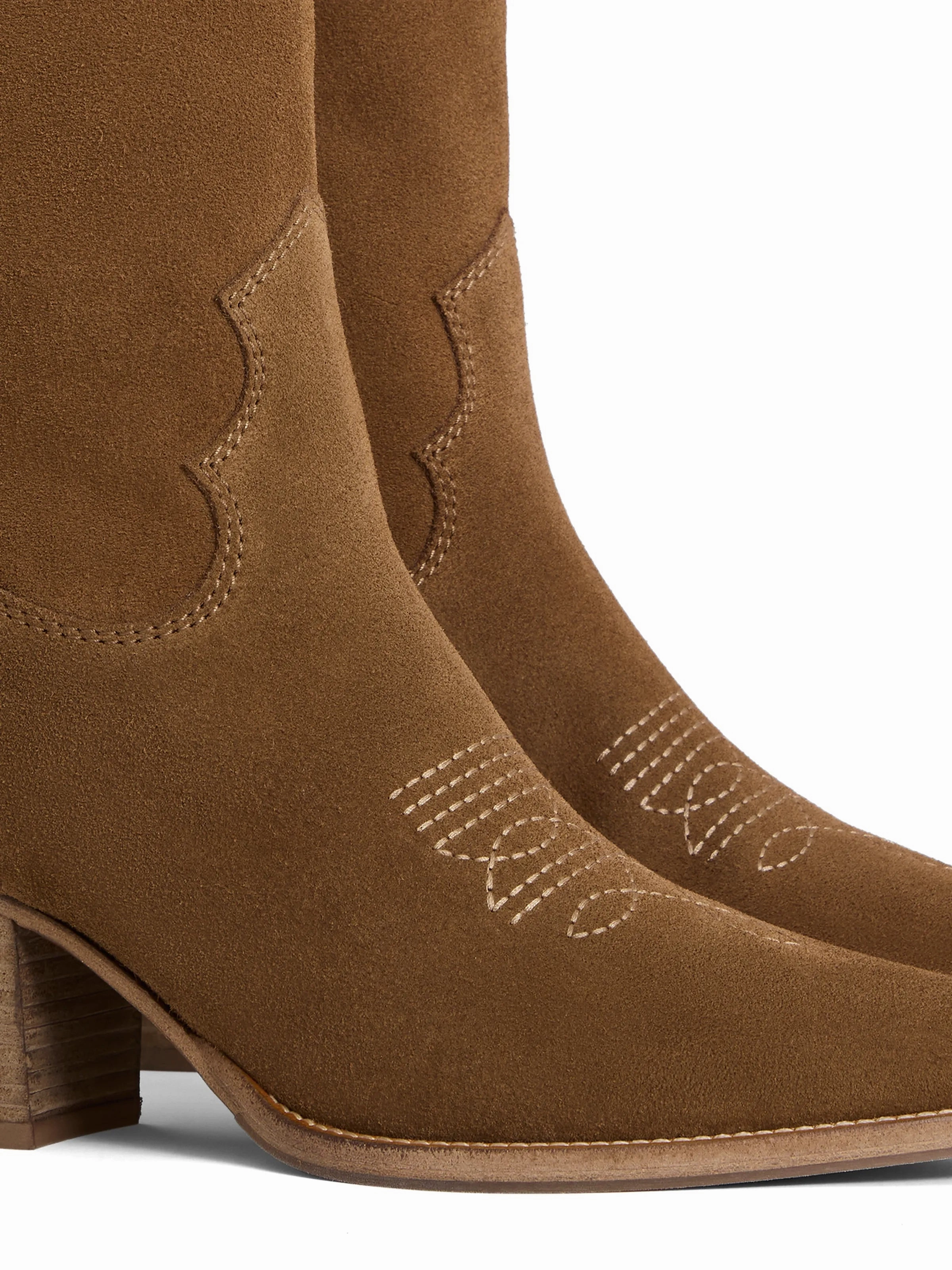 Pro Boots Rockingham Mid Calf - Tan Suede