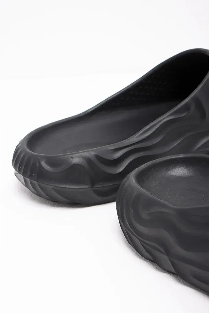 Wave Slide Black Best Running And Crossfit Shoes