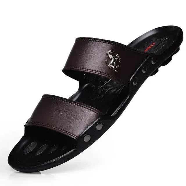 Rider Leather Sandals Sandals Thong Flat