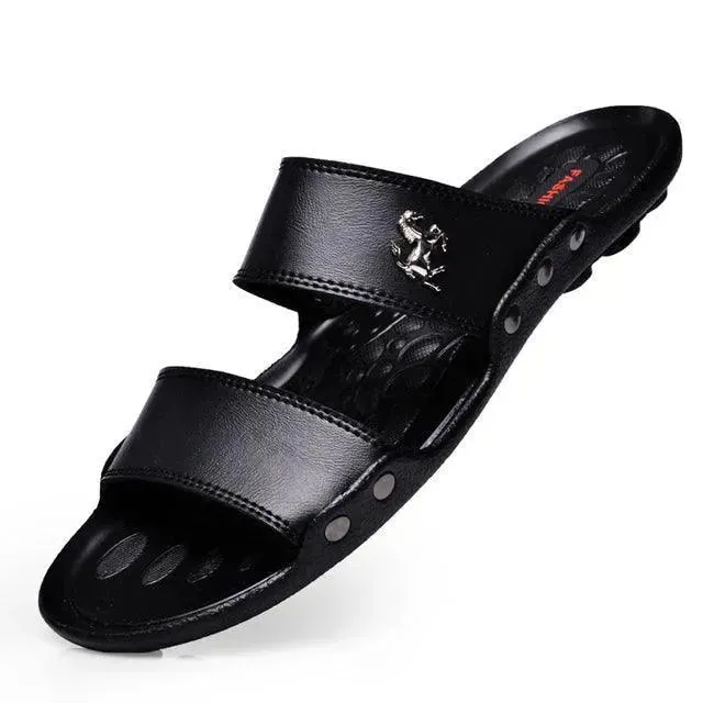 Rider Leather Sandals Burberry Sandals