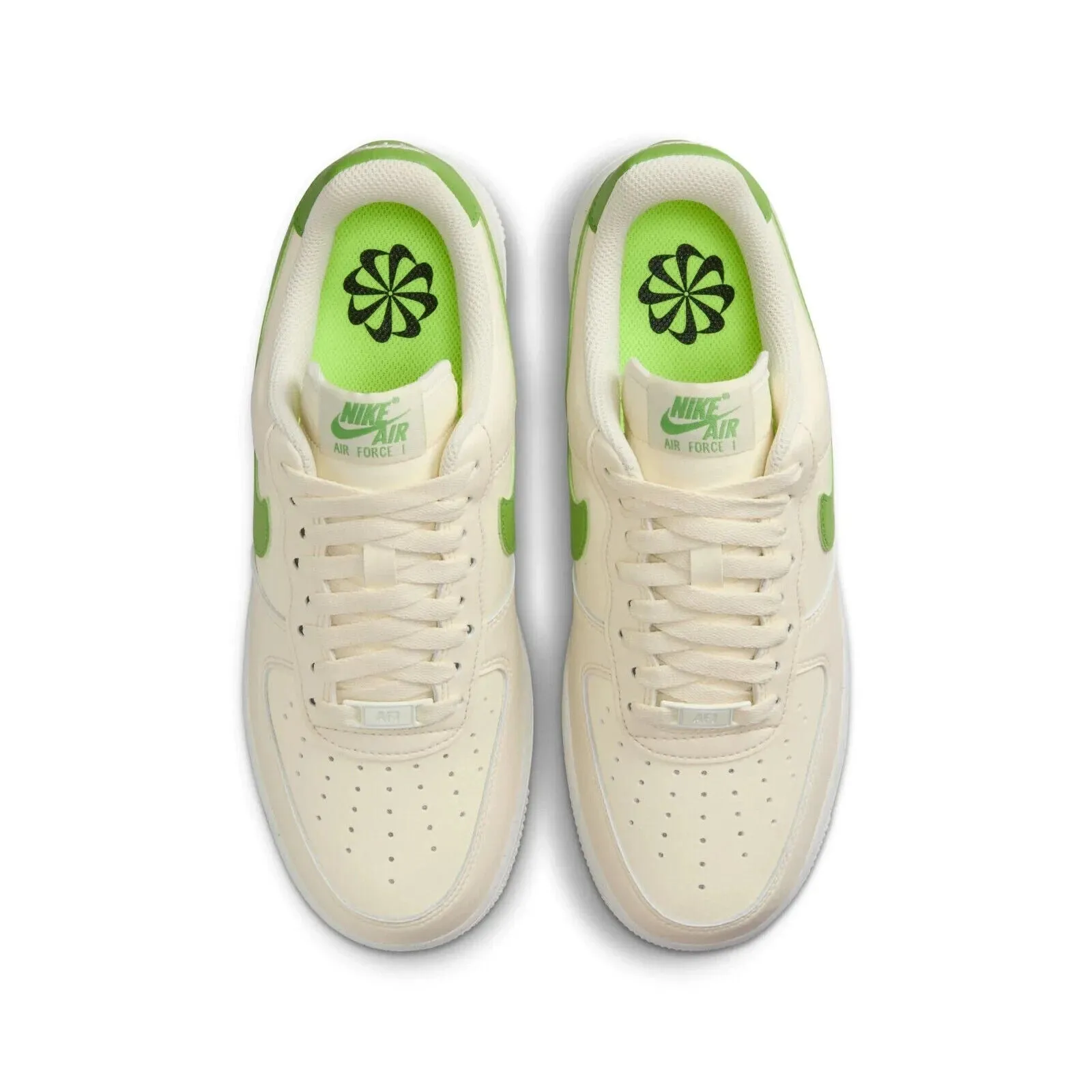 Designer Shoes Sneakers Nike Air Force 1 Low '07 SE DV3808-102 Women Cream Green Low Top Sneakers TF1153