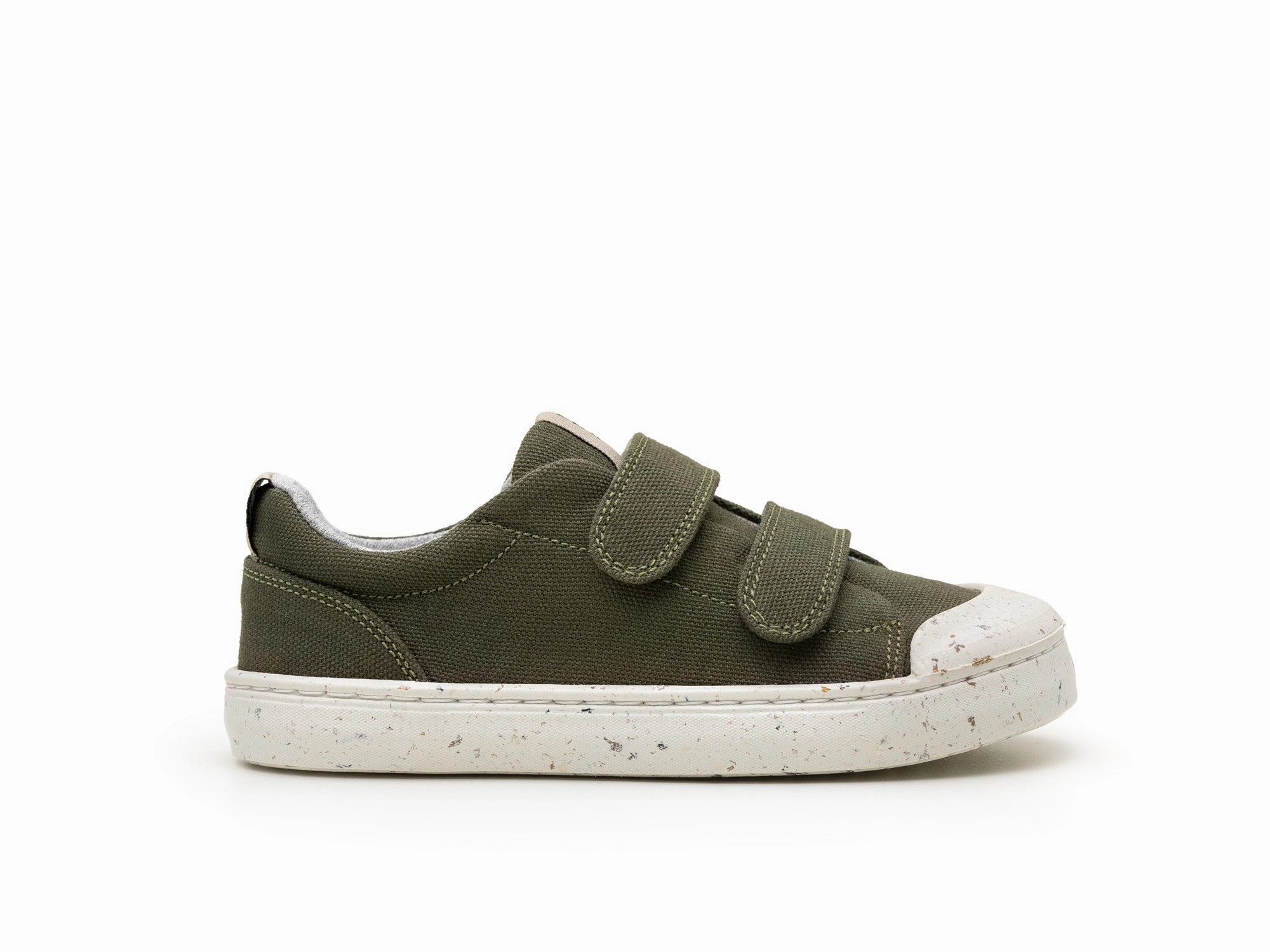 Tip Toey Joey Boy's And Girl's Ramp Green Sneakers - Verde Musgo Eco Canvas Goth Platform Sneakers