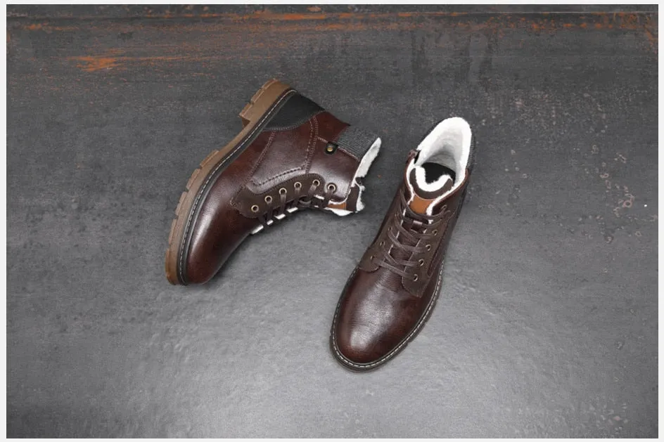 West Louis American Handmade Leather Winter Boots