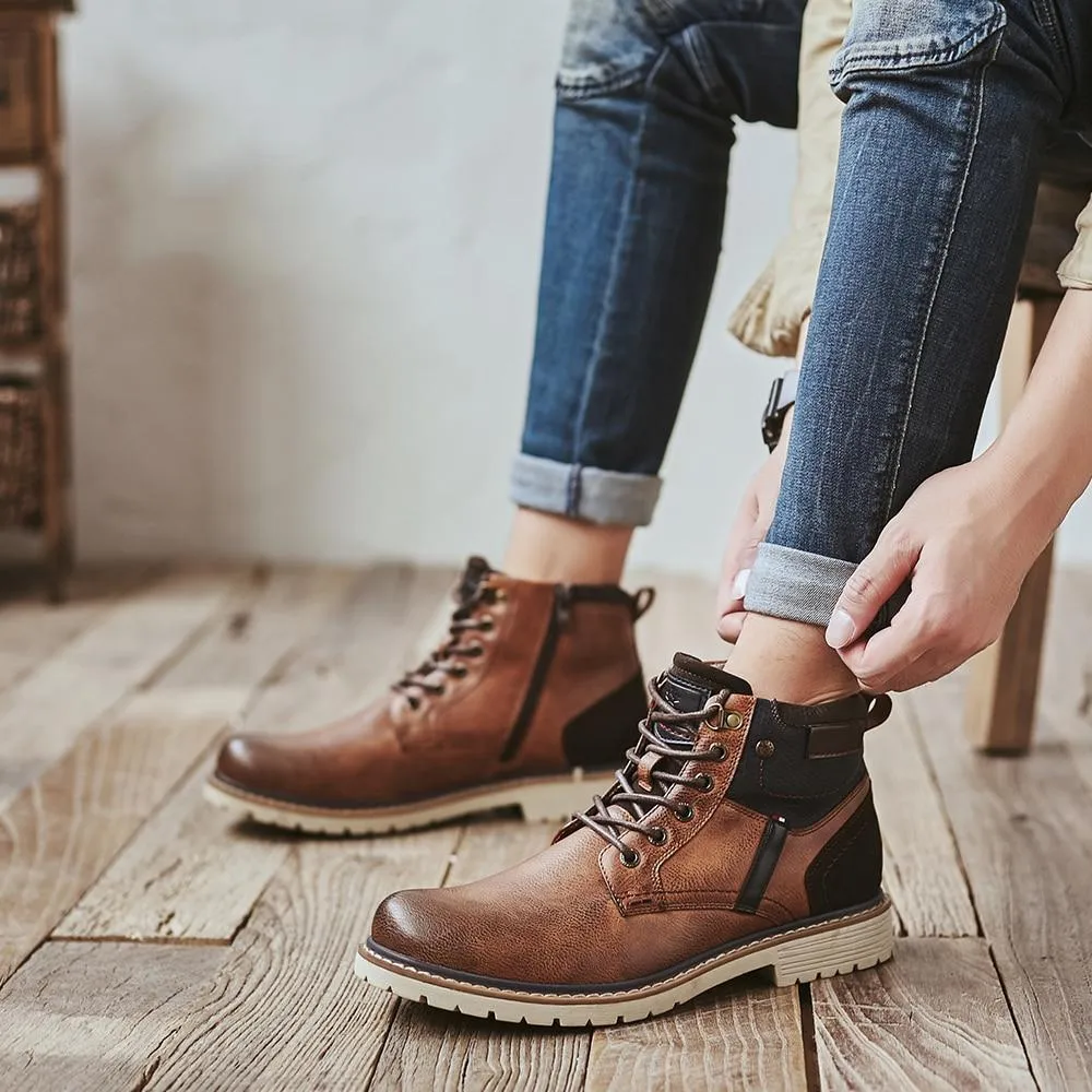 West Louis Brand Classic Zipper Outdoot Boots