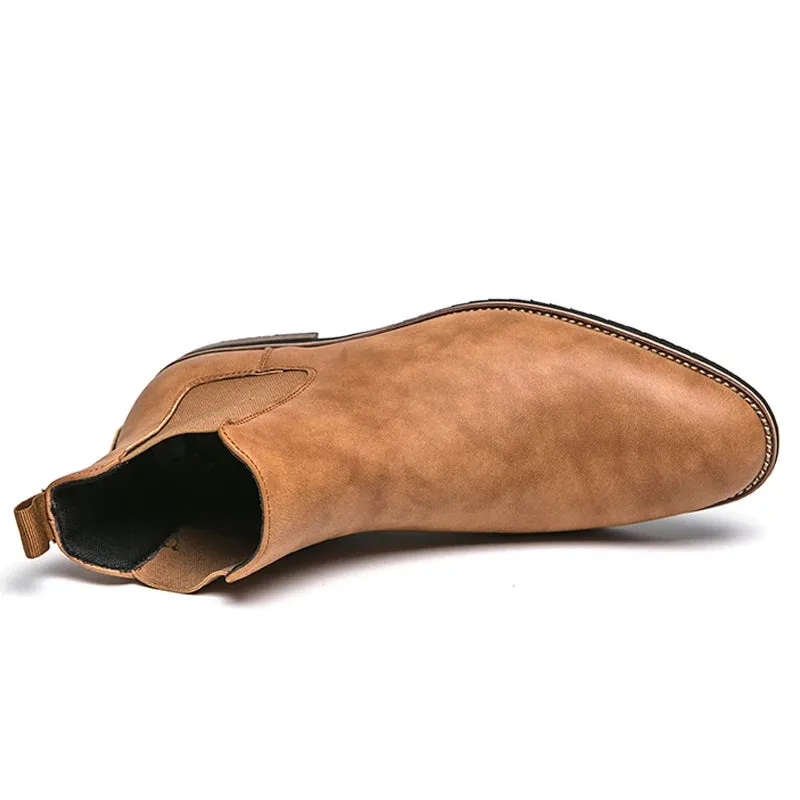 West Louis Business-Men British Style Ankle Chelsea Boots