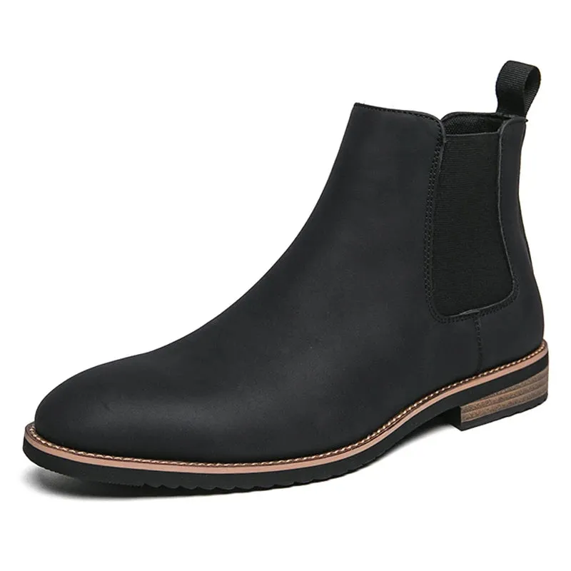 West Louis Business-Men British Style Ankle Chelsea Boots