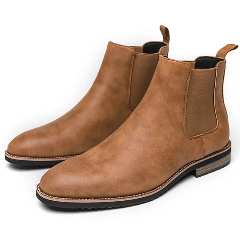 West Louis Business-Men British Style Ankle Chelsea Boots