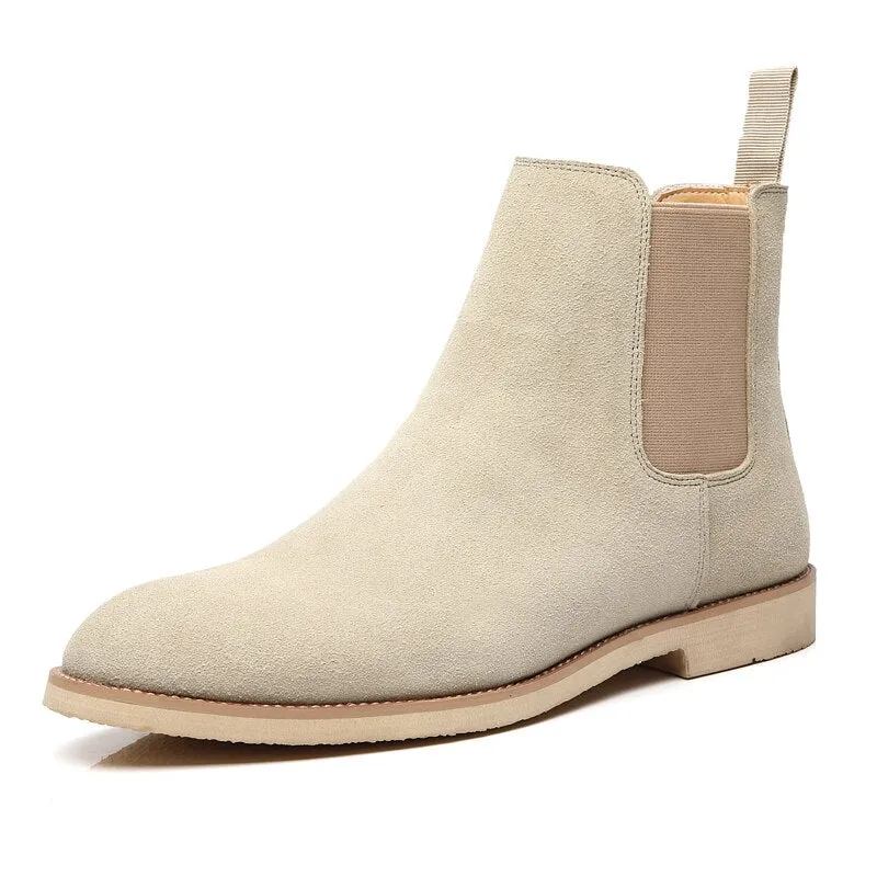 West Louis Classic Cow Suede Leather Chelsea Boots
