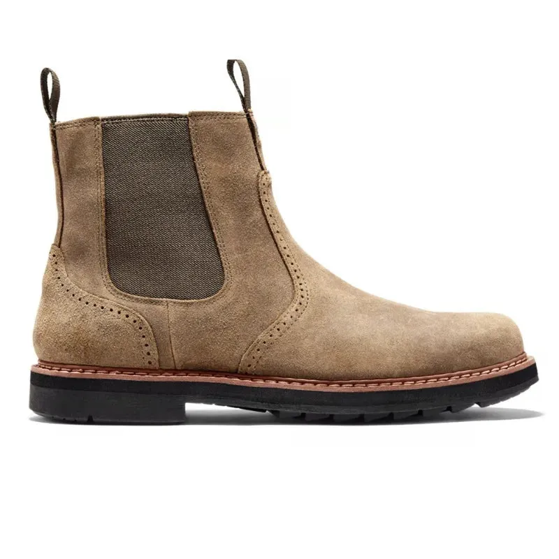 West Louis Comfortable Suede Ankle British Chelsea Boots
