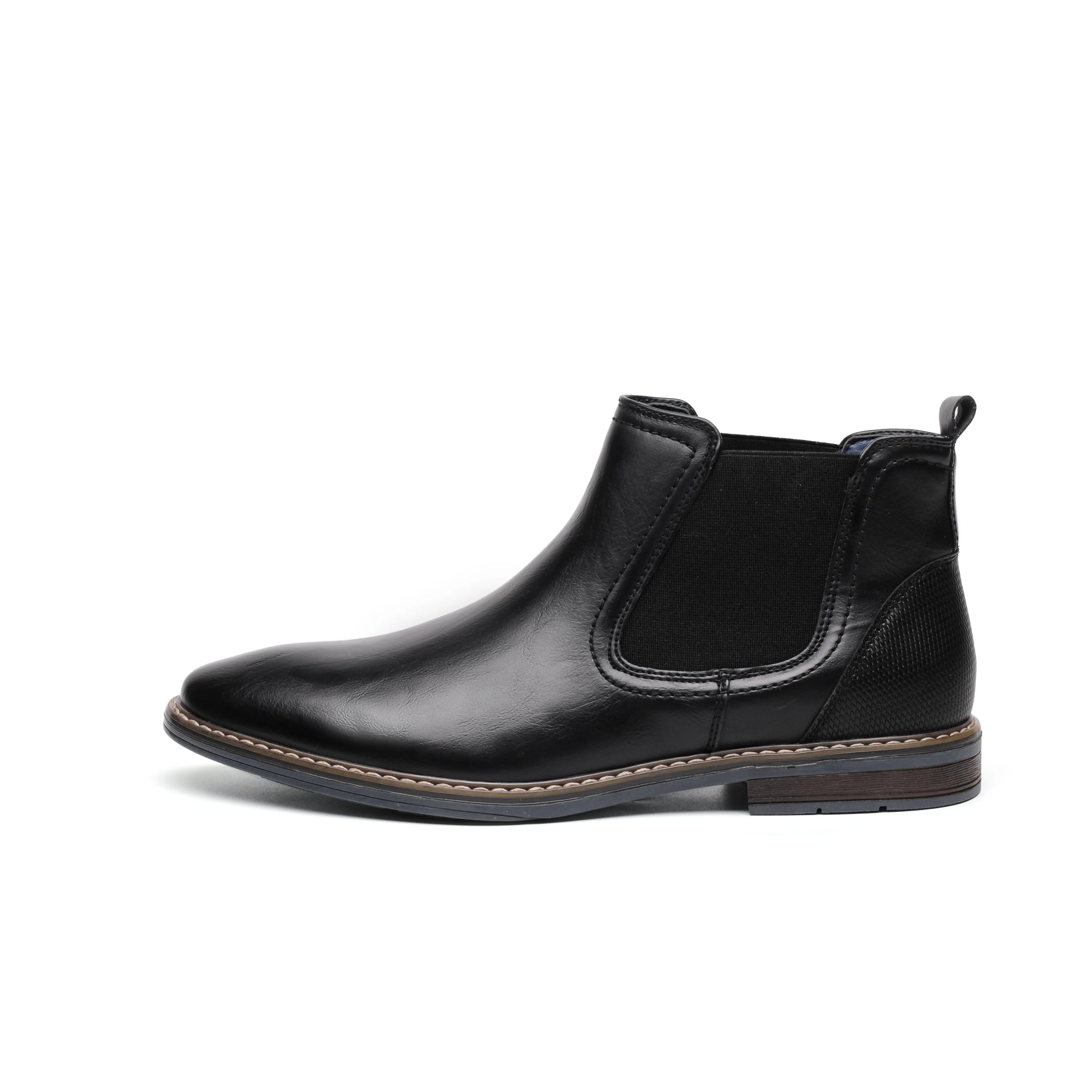 West Louis Designer Leather Comfortable Slip-On Chelsea Boots
