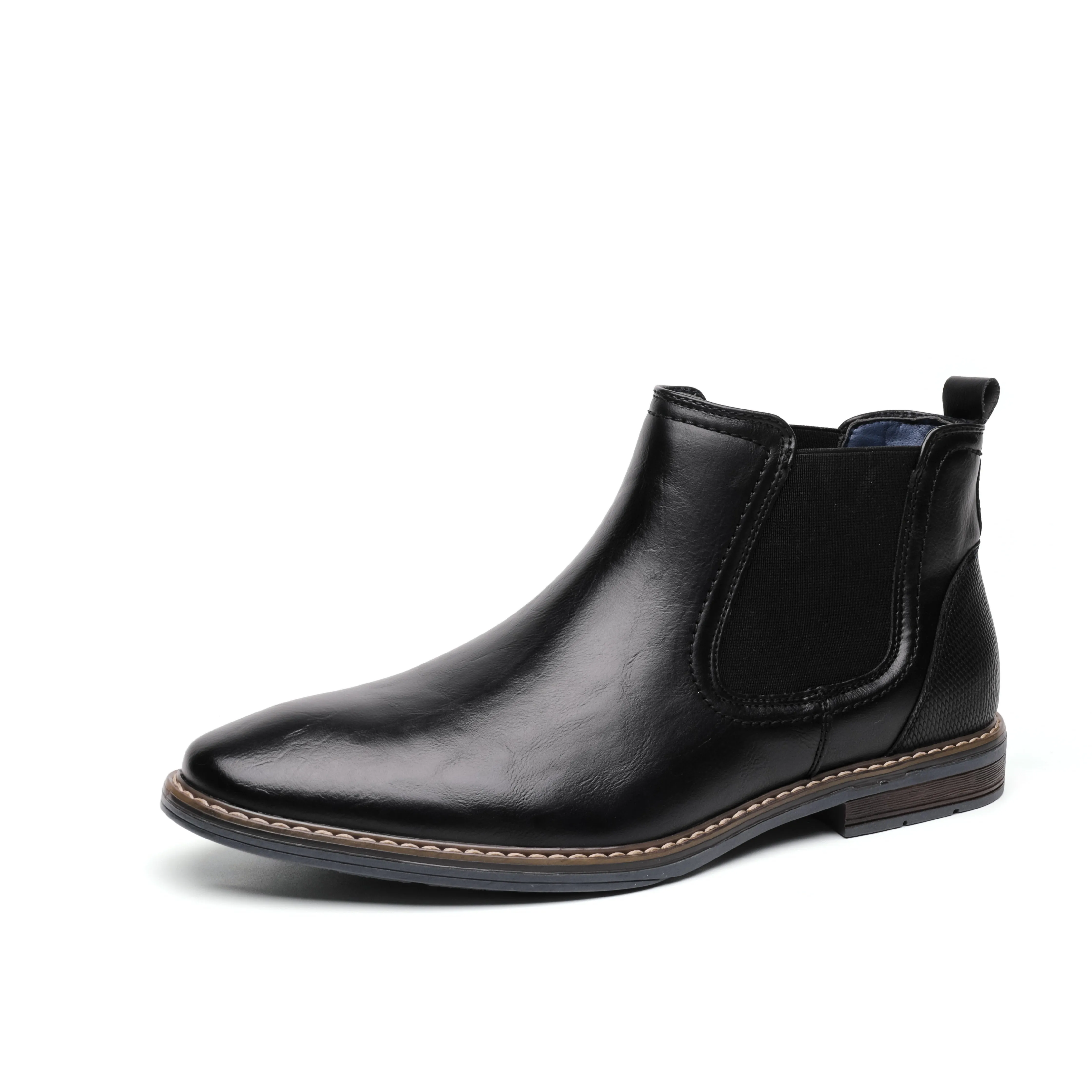 West Louis Designer Leather Comfortable Slip-On Chelsea Boots