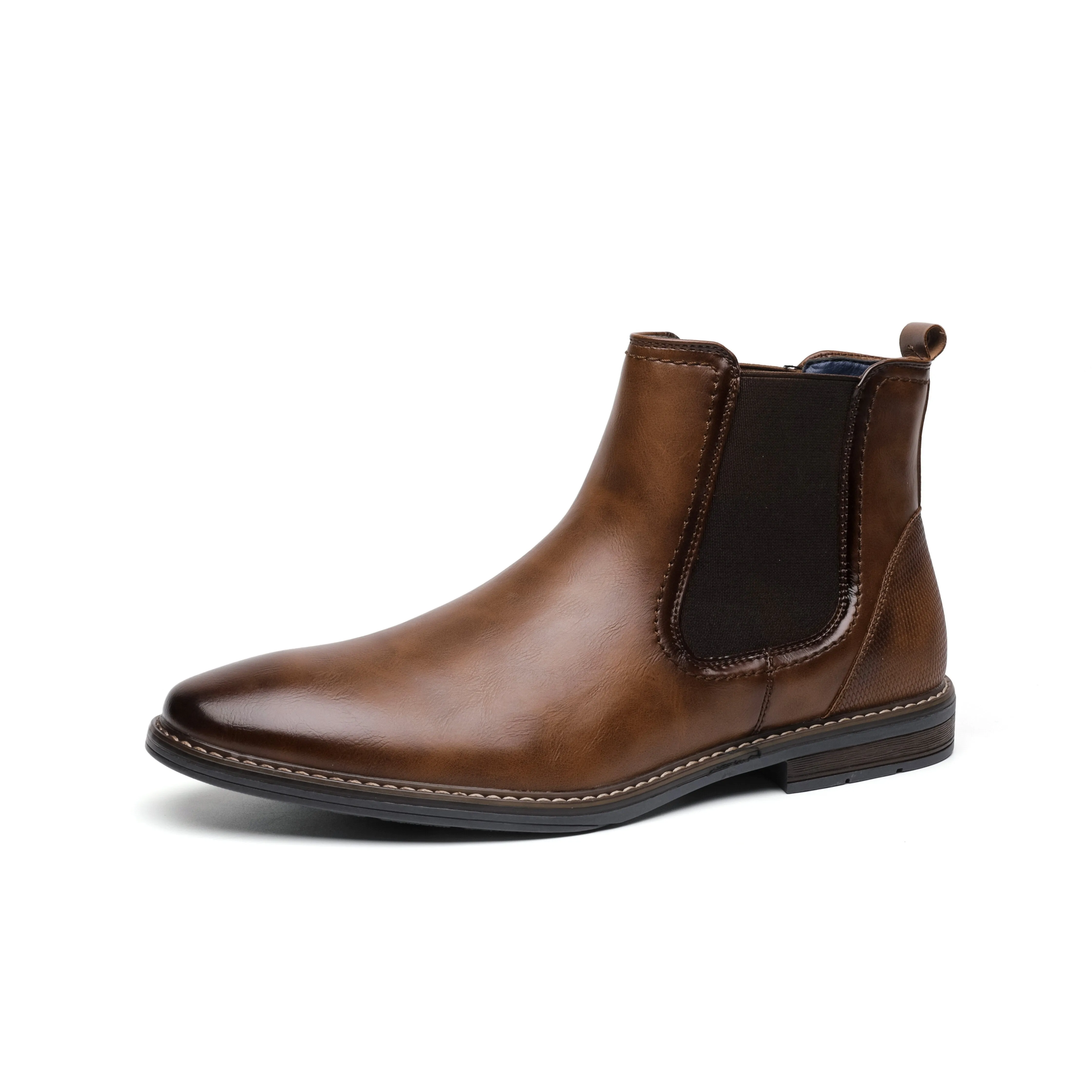 West Louis Designer Leather Comfortable Slip-On Chelsea Boots 
