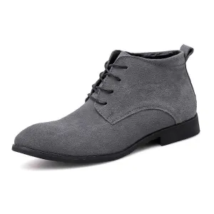 West Louis Luxury Business-Men Suede Leather Chukka Boots 
