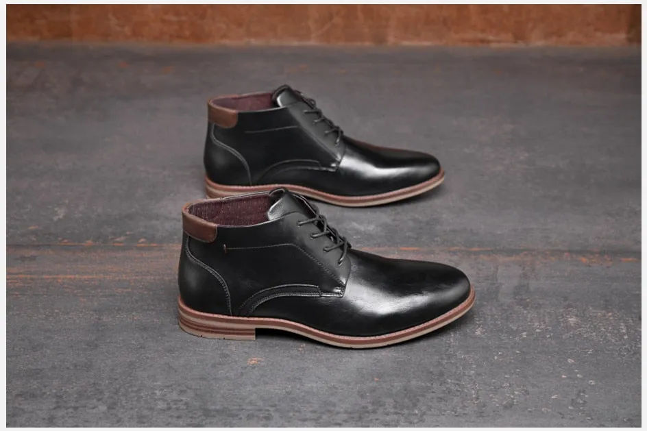 West Louis Luxury Handmade Leather Business-Men Chukka Boots