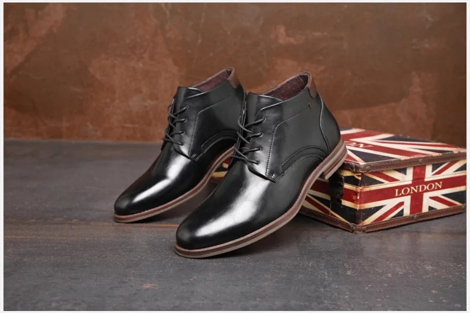 West Louis Luxury Handmade Leather Business-Men Chukka Boots
