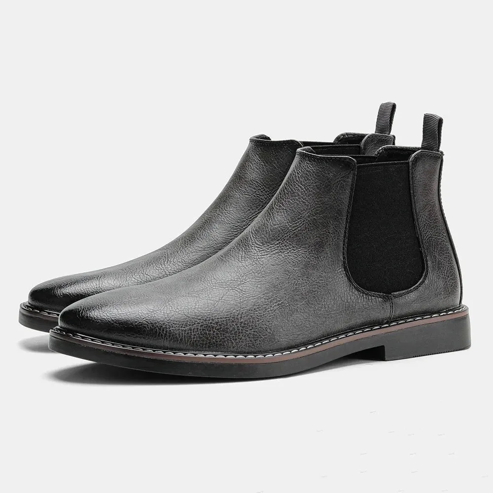 West Louis Men British Style Ankle Chelsea Boots