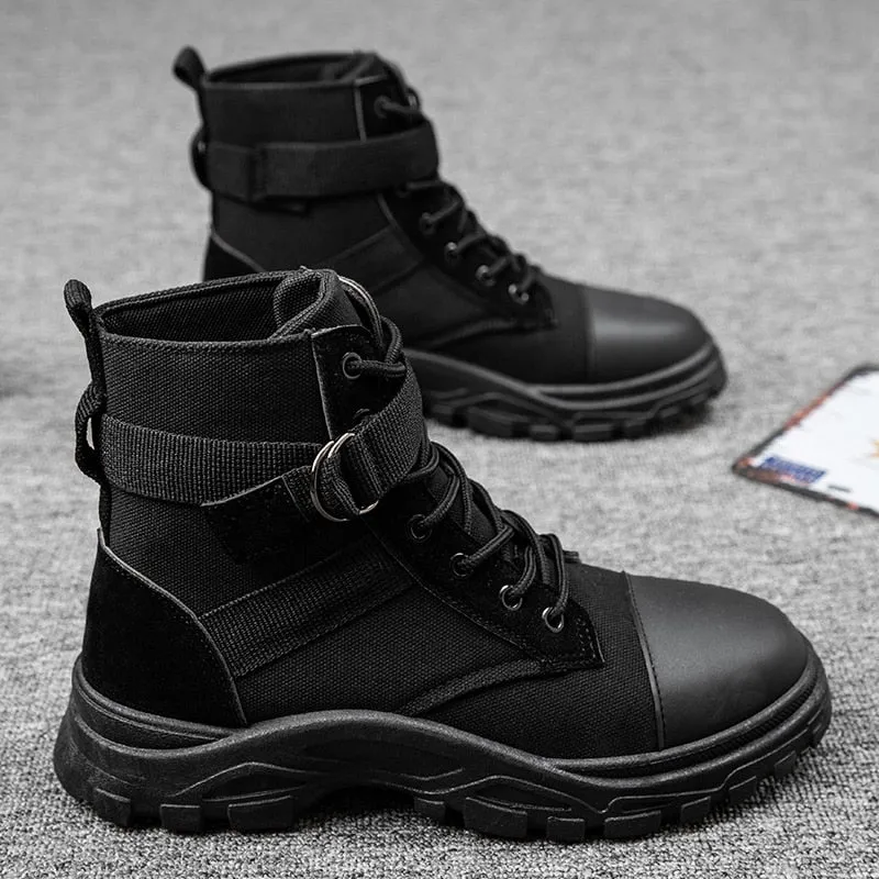 West Louis Motorcycle Style Streetwear Waterproof Boots